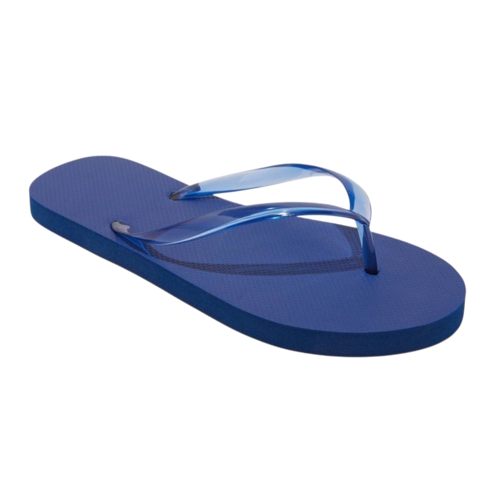 Shade & Shore Women's Classic Blue Flip-Flops – Size 6
